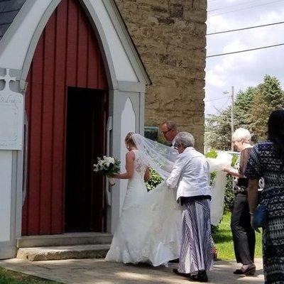 Wedding at Old Saint Luke's