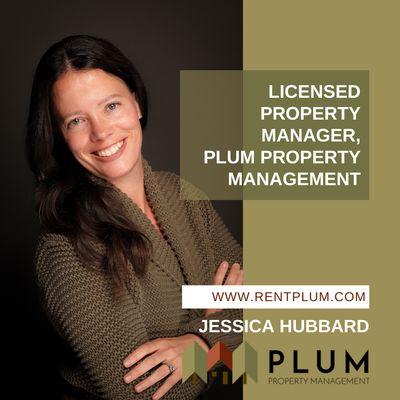 Jessica Hubbard, Licensed Property Manager