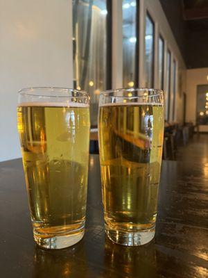 Yoga and beer!  A winning combination