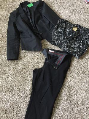 Banana Republic pants and suit jacket, Ann Taylor shirt!