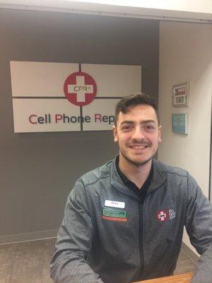 This is Alex! He's a great customer service rep for CPR!