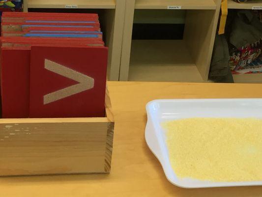 Montessori Sandpaper Letters