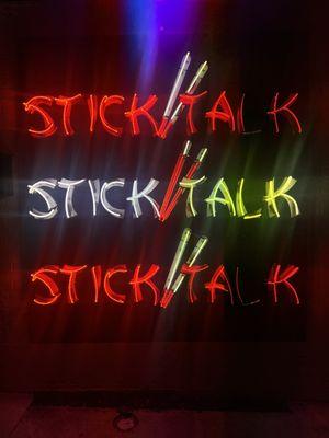 STICK TALK SIGN