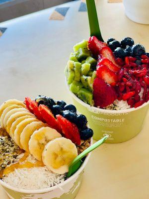 Goji Emoji Acai Bowl Hulk Protein Bowl were out of this world delicious. If you are in the area make sure to check this place out!