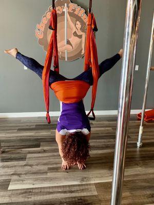 Aerial yoga!