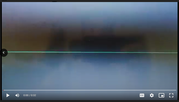 Screenshot of a video showing their defect LCD that I replaced with a better replacement screen from SCREENARAMA on Amazon for $30 less.