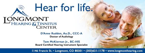 Come see us today!  It's our passion to help you Hear For Life!!