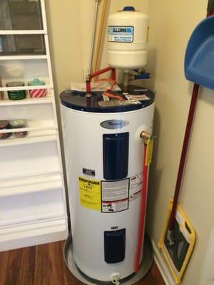 New water heater instalation.