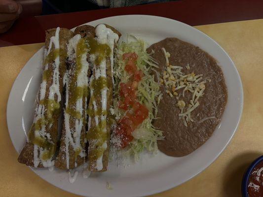 Chicken Flautas