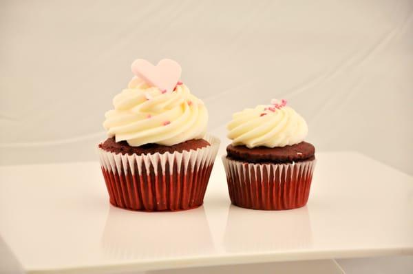 Valentine's Day Red Velvet Cupcake