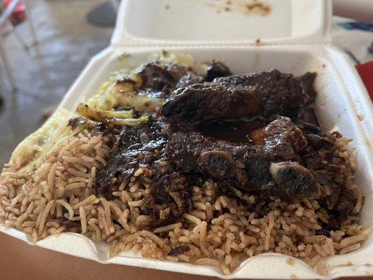 Jerk Pork Ribs Dinner