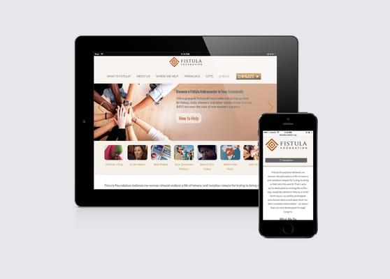 Fistula Foundation Mobile Responsive Website