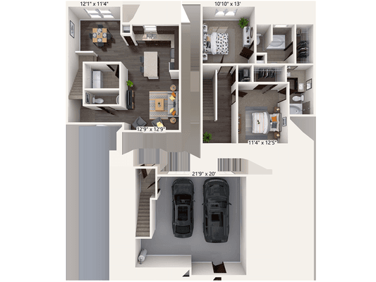 Luxury Townhome, 2 car garage! Smart tech, prime suburban location, visit web to send contact info at AptExpert.com
  or call 281-414-525