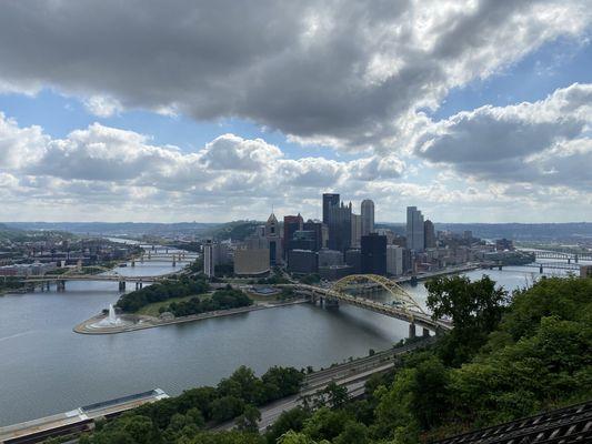 Pittsburgh from the top of one of the inclines during my stay