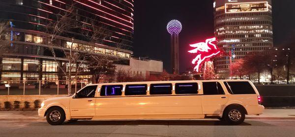 Reunion Tower and The Pegasus at The Omni Dallas