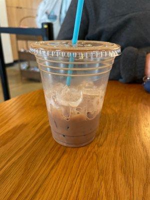 Oatmilk iced mocha