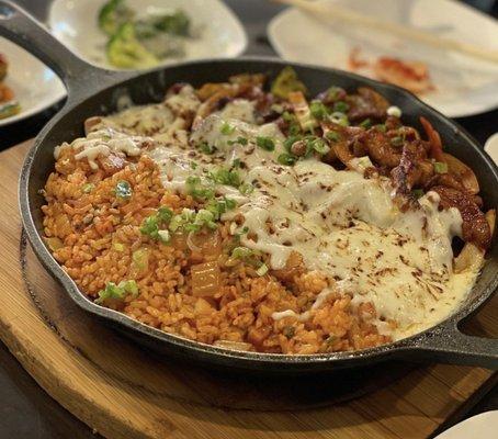 Stir-Fried Pork & Kimchi Fried Rice