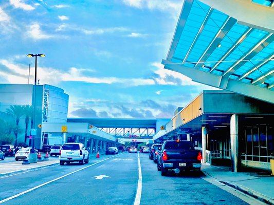 "Blue Angel skies" at Pensacola Airport