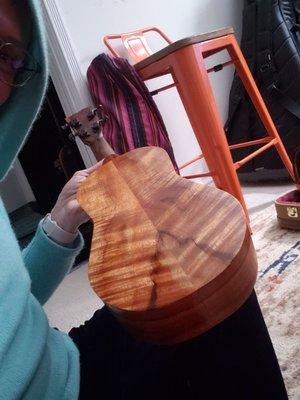 My koa uke they fixed up perfectly.