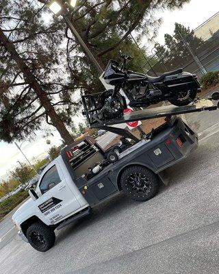 Motorcycle towing