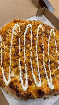 Buffalo chicken pizza