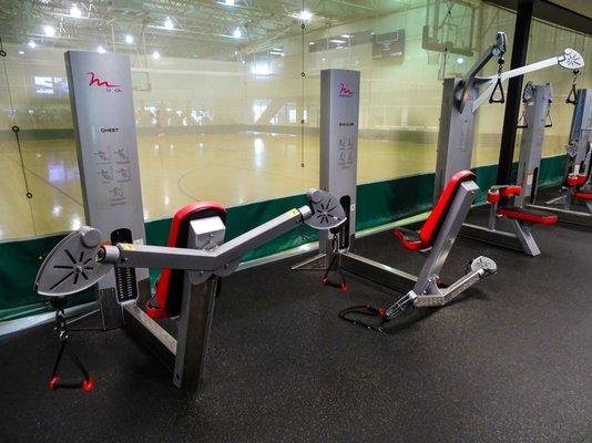 Gym equipment at West Central Genesis