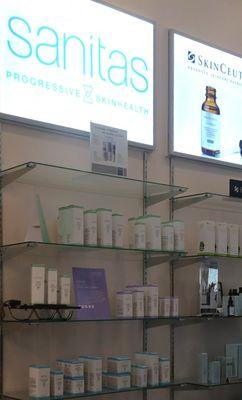 Our main skincare lines are Sanitas, Lira, SkinCeuticals and IS Clinical.