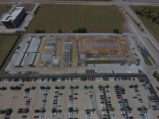 Construction Progress Aerial Photography