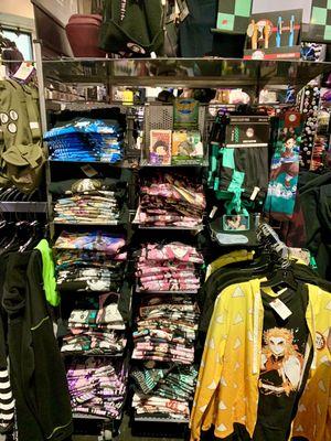 Demon Slayer merch.