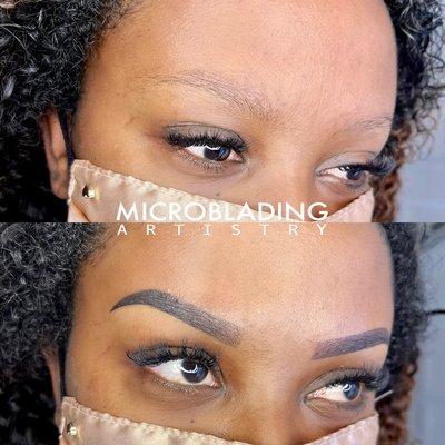 Ombré Powder Brows