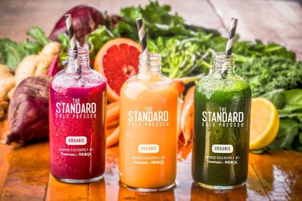 Organic and cold-pressed juices!