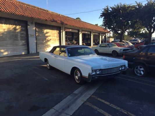 My 1967 Lincoln Continental waiting for LoJack and a brake job.