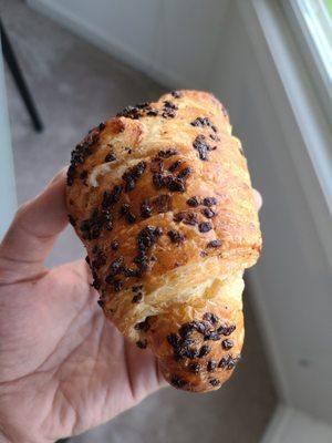 Chocolate hazelnut croissant