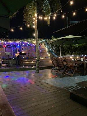 live music, and wonderful big outside seating!