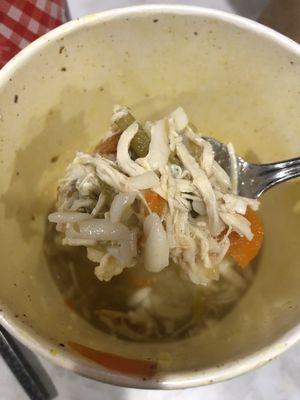 Chicken orzo soup