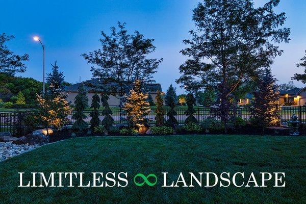 Landscaping lighting.