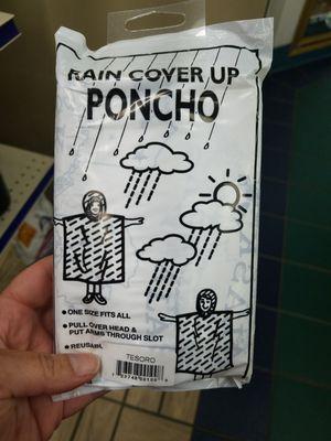 yay, tourist poncho!