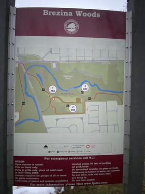 Map of trails