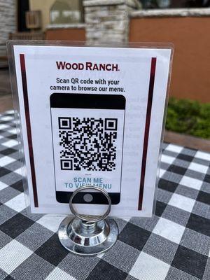 QR code menu