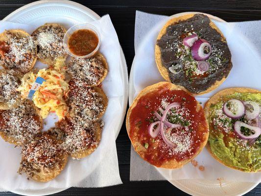 Garnachas, tostadas