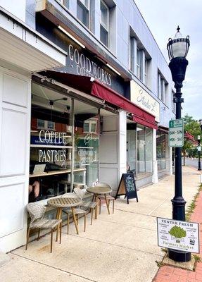 Storefront and outdoor seating