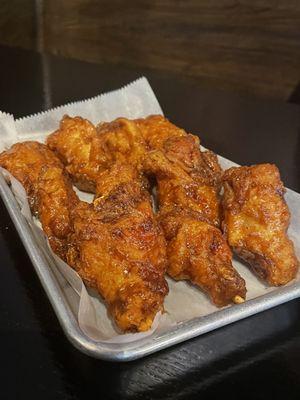 Soy garlic wings