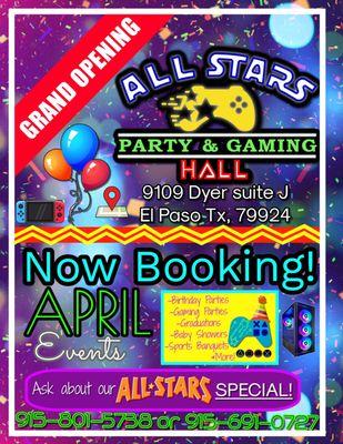 All Stars Party & Gaming Hall