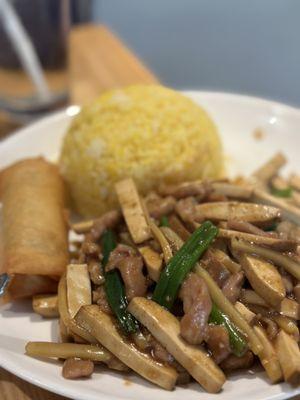 Sauteed Shredded Pork with Dry Tofu