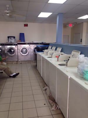 Laundry machines