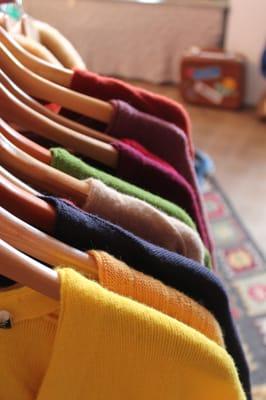 Vintage cardigans in an array of sizes and colors