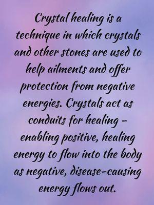 What is Crystal healing?