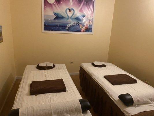 Couples massage room