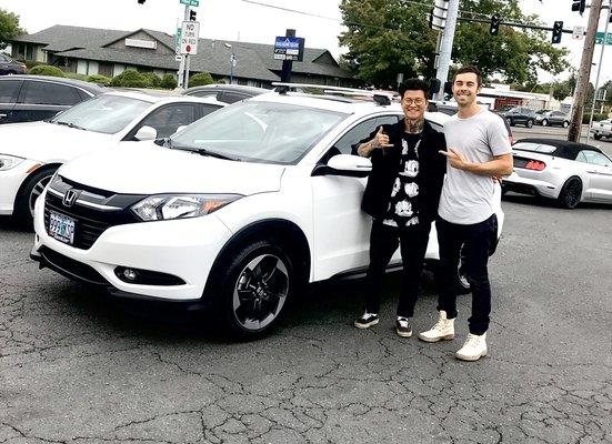 Thank you J! That was an incredible adventure finding you a car that you absolutely love! 2018 Honda HR-V!