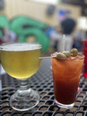 Bloody Mary and BrewDog (German Pilsner)